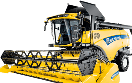 New Holland harvester